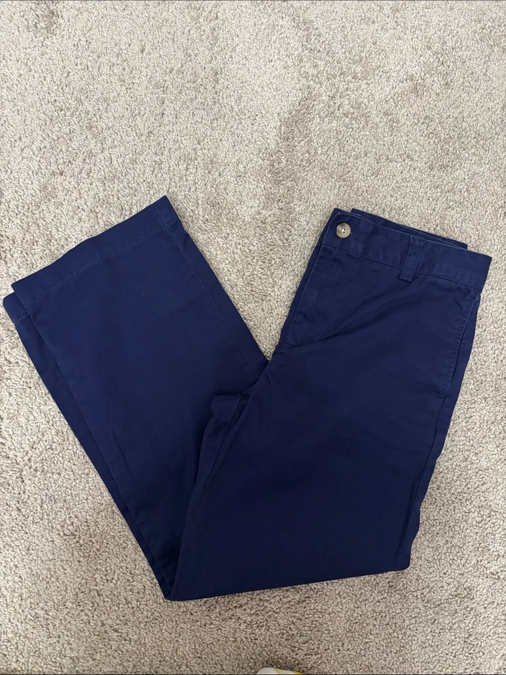 Vineyard Vines Boys Navy Blue Chinos Uniform Pants 10